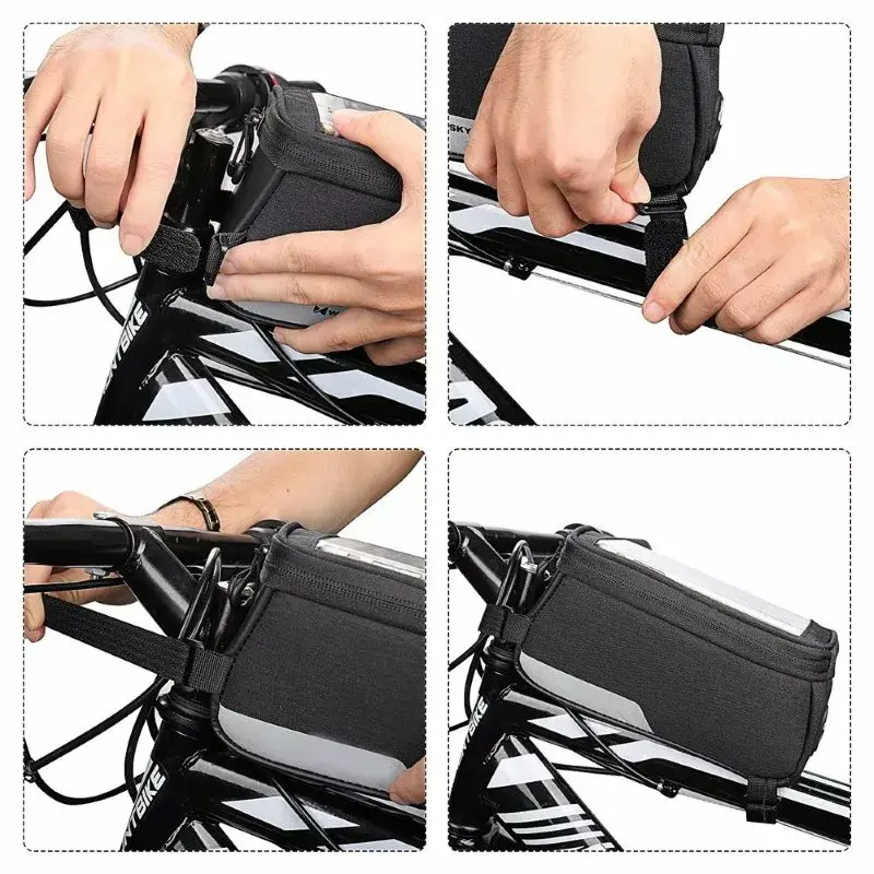 Bicycle Front Frame Bag Wozy WO6BK Photo 8