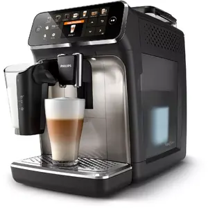 Espresso automāts Philips EP5447/90 — pilnībā automātisks, ūdens tvertne 1.8 L, pupiņu bākā 275 g, 15 bar, piena tvertne 0.26 L