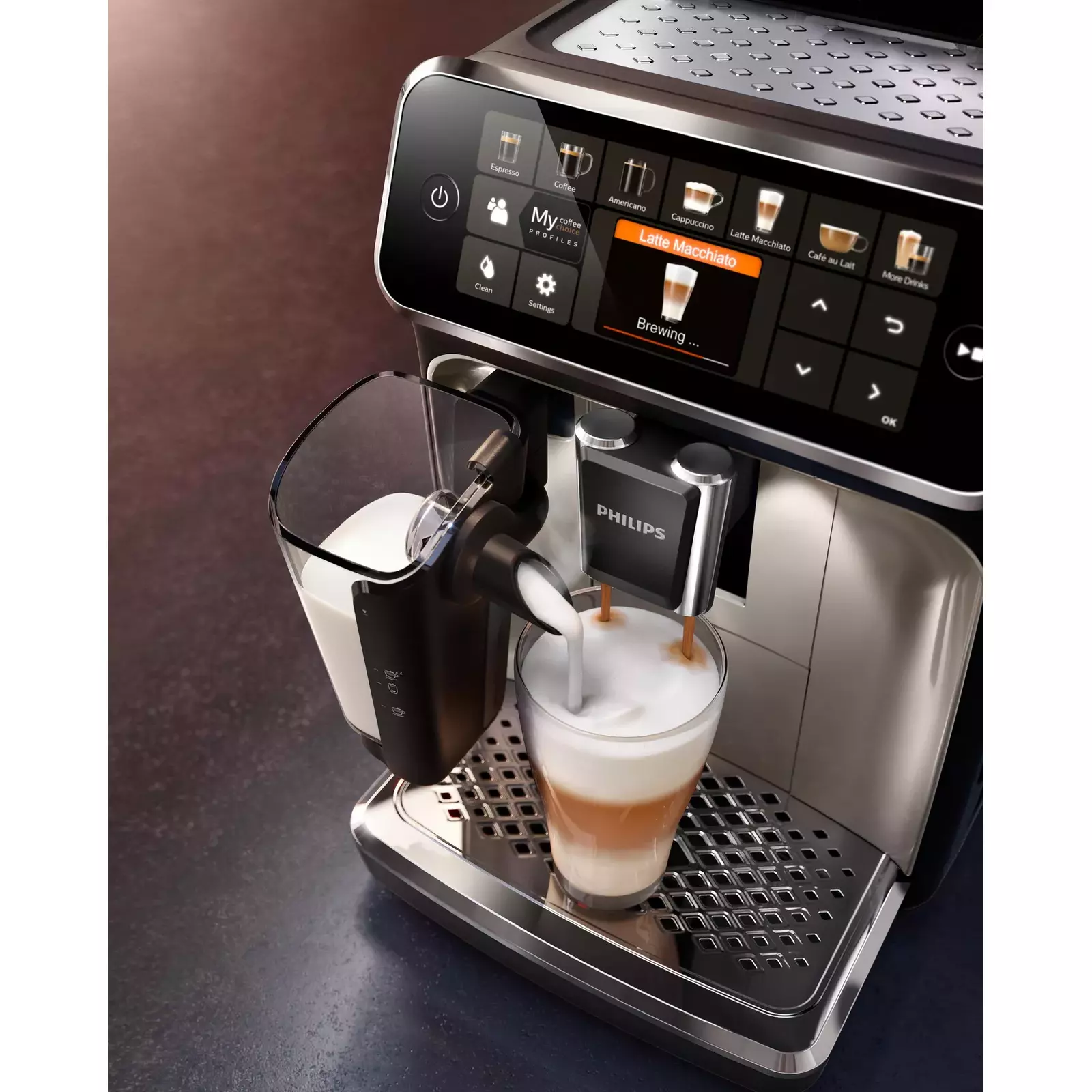 Latte Macchiato Philips Series 5400 Ep5447 Espresso Machine - Main Image