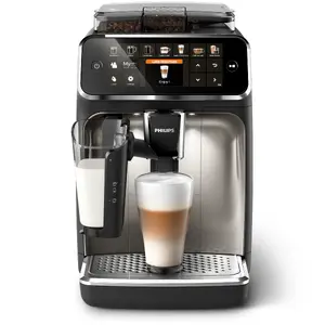 Philips EP5447/90 Fully-automatic Espresso Machine and Coffee Maker with Built-in Grinder, 1.8 L Water Tank Capacity, Touch Control, TFT Display, 1500 W, Black and Chrome