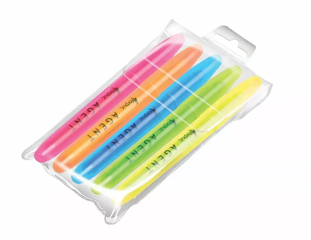 Marķieru komplekts KORES BRIGHT LINER PLUS 6 gb. TM36166 Photo 3