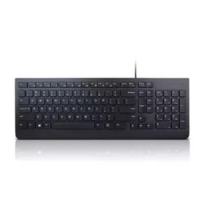 Lenovo Essential vadu tastatūra, vadu caur USB-A, tastatūras izkārtojums igauņu valodā, melna