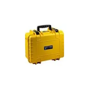 Hard Protective Outdoor Case B&W Type 4000 Yellow — Waterproof, Dustproof, Model 4000/Y