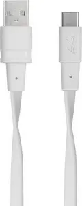 USB cable Rivacase PS 6002 WT21 USB 2.0 USB-C to USB-A 1.2 m White