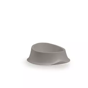 Миска для кормления stefanplast Chic 0,35 л светло‑серый, 18×18×7 см