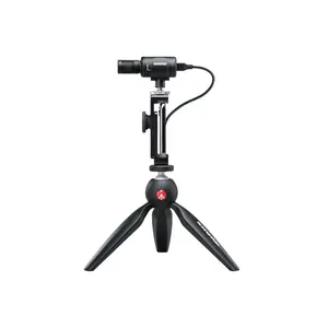 Galda mikrofons Shure MV88+ VIDEO KIT — kondensatora USB, kardioīds, 24 bit/48 kHz, 20–20000 Hz, 3,5 mm izvade