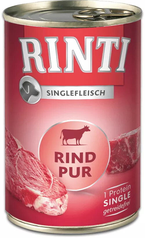 Mitrā barība suņiem RINTI Beef Adult