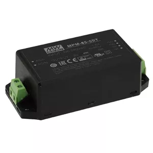 Блок питания mean well MPM-65-5ST 65 Вт для помещений 80–264 В чёрный, 2xMOPP, EN/UL 60601