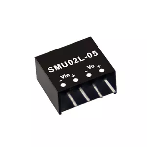 DC-DC converter MEAN WELL SMU02M-15 2 W, input 10.8–13.2 V, output 133 mA, 7.5×11.6×10.1 mm