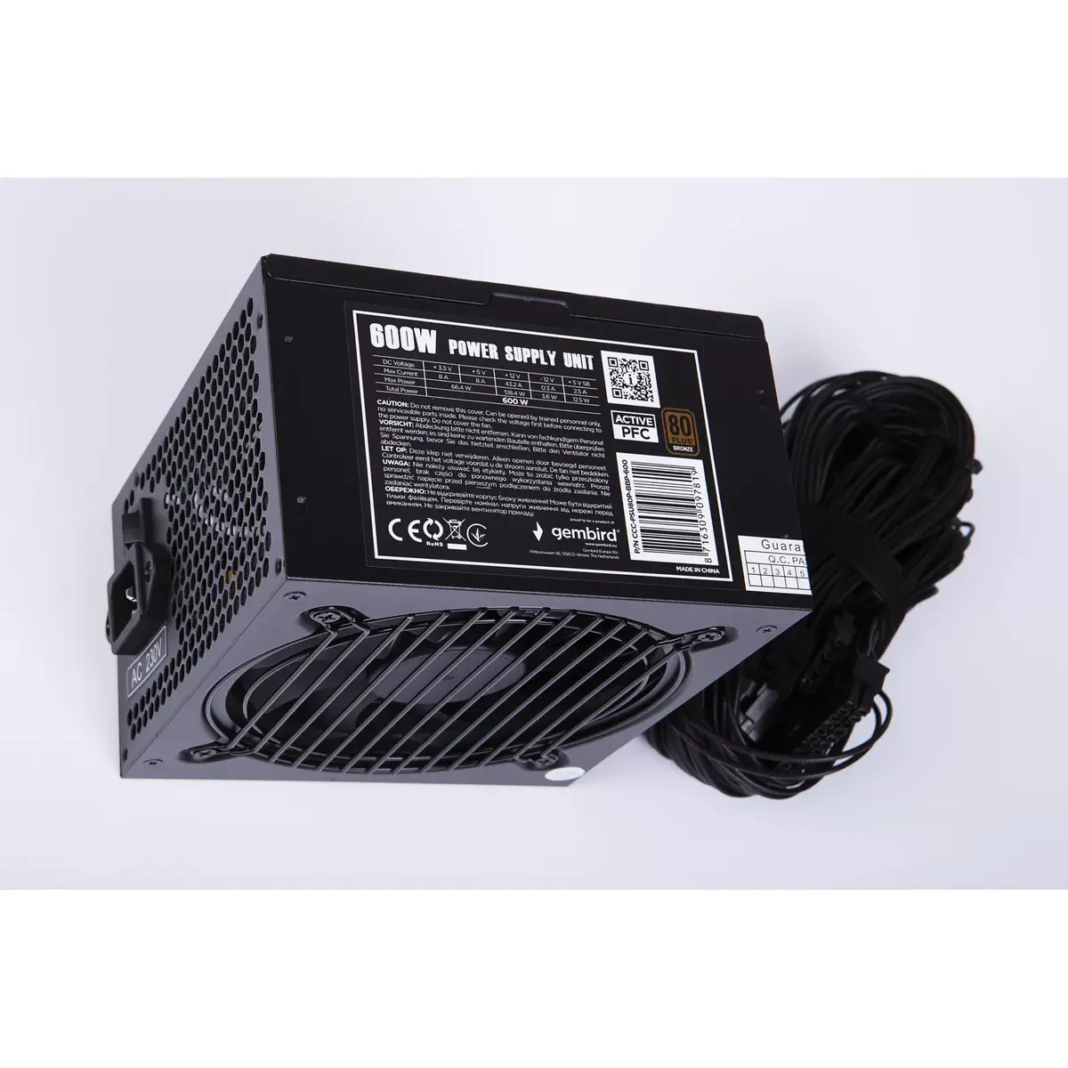 Barošanas bloks Gembird CCC-PSU80P-BBP-600 Photo 2
