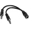 StarTech MUYHSFMM 3.5mm headset splitter adapter Photo 4