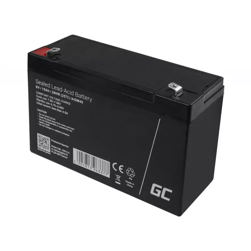 UPS battery Green Cell AGM40 — 6V 14Ah Photo 3