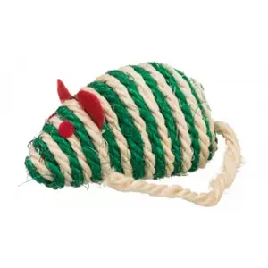 Игрушка-мышь для кошек из сизаля Trixie Sisal Mouse XXL — материал сизаль, ширина 100 мм