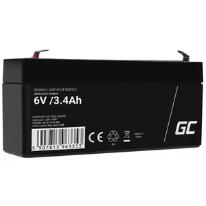 Green Cell AGM38 UPS akumulators Noslēgts svina skābju (VRLA) 6 V 3,4 ampērstunda