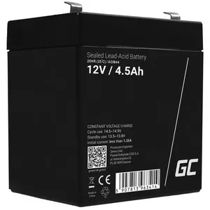 UPS battery Green Cell AGM44 — 12 V 4.5 Ah Sealed Lead Acid (VRLA), 101×70×90 mm, 1.35 kg, black