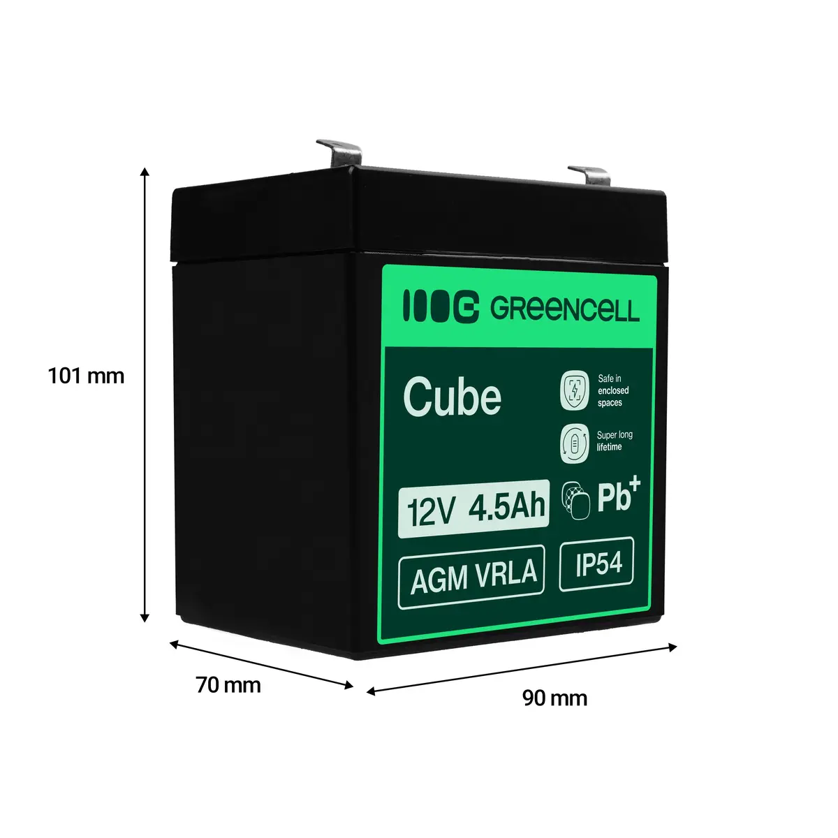 UPS battery Green Cell AGM44 — 12 V 4.5 Ah Photo 6