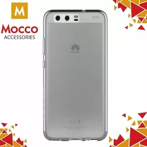 Protective back case Mocco for Huawei P8 Lite / P9 Lite 2017, transparent black