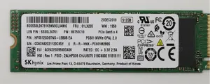 Internal SSD Lenovo 512GB M.2 2280 PCIe NVMe, model 01LX205N