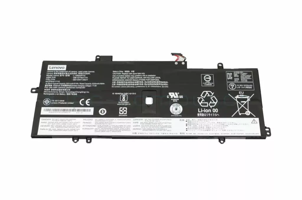 Аккумулятор Lenovo 51Wh 4‑ячейки 5B10W13932 Photo 1
