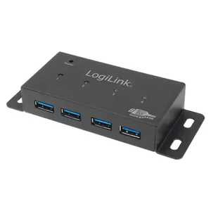 Хаб LogiLink UA0149 USB 3.2 Gen 1 Type-A Серый