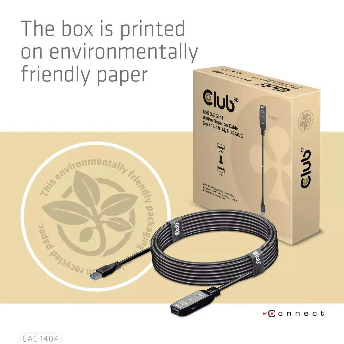USB 3.2 Gen1 активный удлинитель CLUB3D CAC-1404 Photo 10