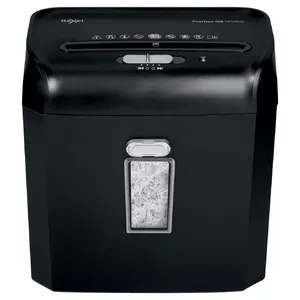 Paper shredder REXEL ProMax RPX612 — Cross shred, 22 cm working width, 4 x 40 mm cut, Black