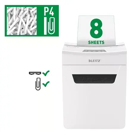 Papīra šķēlējs Leitz IQ Protect Premium 8X P4 Photo 7