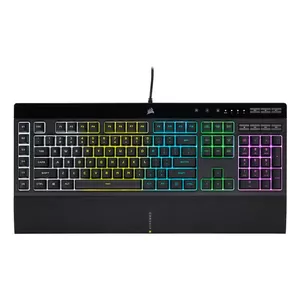 Keyboard Corsair K55 RGB PRO Gaming USB QWERTY US English Black