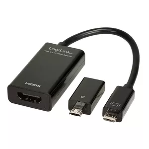 USB graphics adapter LogiLink UA0142A Black
