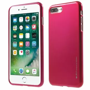 Mercury i-Jelly Back Case Strong Silicone Case With Metallic Glitter for  Apple iPhone X / XS Pink