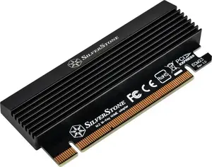 M.2 PCIe x4 Adapter with Cooler SILVERSTONE SST-ECM23 — M.2 NVMe to PCIe x4 (with active cooling)