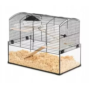 ZOLUX Cage Neo Panas Little with glass cuvette, black