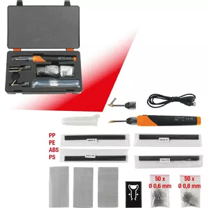 Remonta komplekts ks tools 150.1010 — 134 daļu akumulatoru plastmasas remonta komplekts