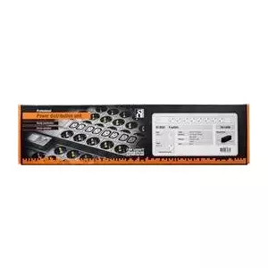 Сетевой фильтр Deltaco GT-8629, кабель 3 м, 8× розеток CEE 7/4 и 1× розетка CEE 7/7