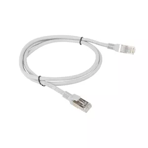 Кабель LANBERG Cat5e F/UTP (FTP) 1 м, RJ-45 — RJ-45, серый