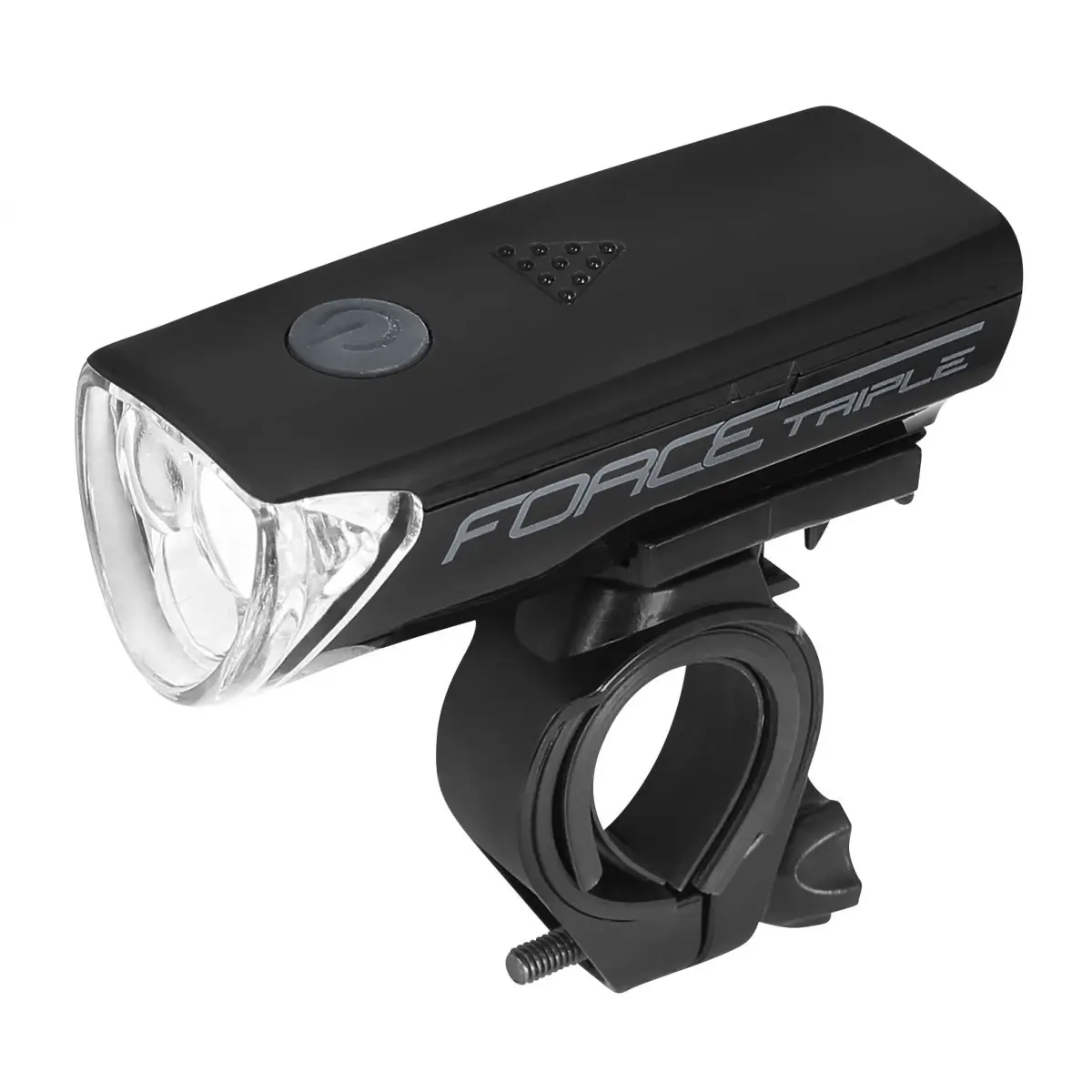 Priekšējā lampa Force TRIPLE 19LM Black