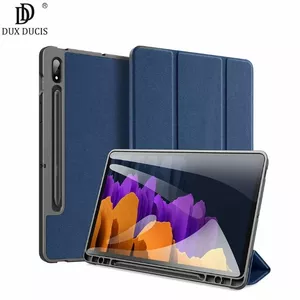 Dux Ducis Domo Multi-angle Stand and Smart Sleep Book case for Samsung Galaxy Tab S6 10.5'' T860 / T865 Blue