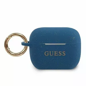 Silicone Case GUESS for AirPods Pro — Blue (model GUACAPSILGLBL)