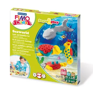 Modeling clay Staedtler FIMO kids 8034 Grey Red Turquoise Yellow
