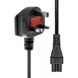 ProXtend PC-GC5-001 elektrības kabelis Melns 1 m G-veida elektrības spraudnis C5 uzmava