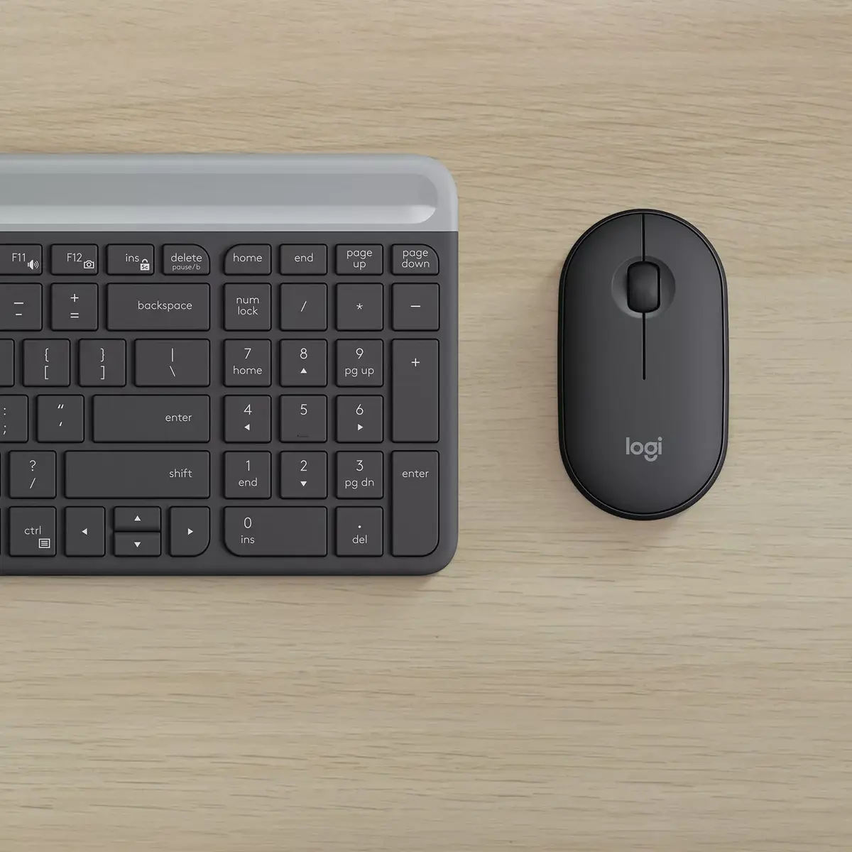 Logitech MK470 Slim Combo Bezvadu Tastatūra Pele Photo 25