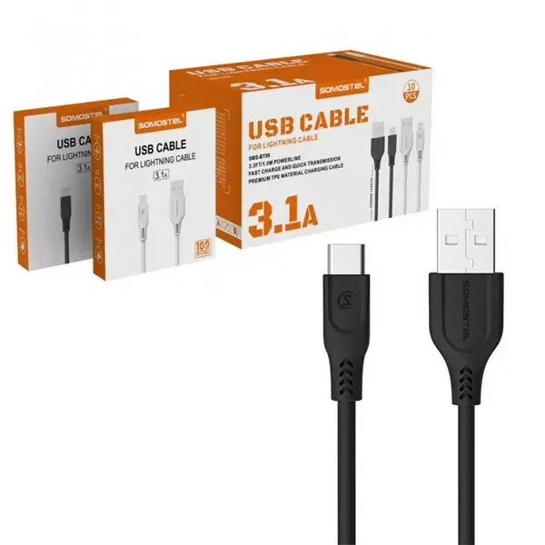 SOMOSTEL SMS-BT09 USB-A to USB-C 3.1 Cable Photo 3