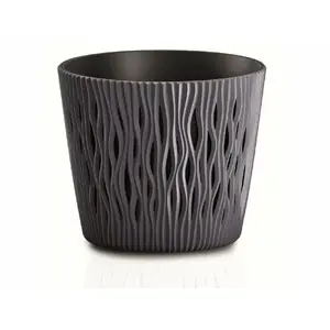 Puķupods Prosperplast Sandy Round DSR220-S433, 22 cm, plastmasa