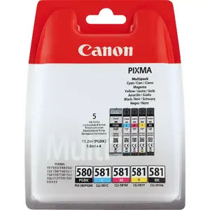 Картридж Canon PGI-580 PGBK/CLI-581 CMYBK Черный Голубой Пурпурный