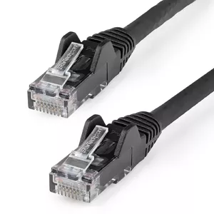 StarTech.com N6LPATCH50CMBK tīkla kabelis Melns 0,5 m Cat6 U/UTP (UTP)