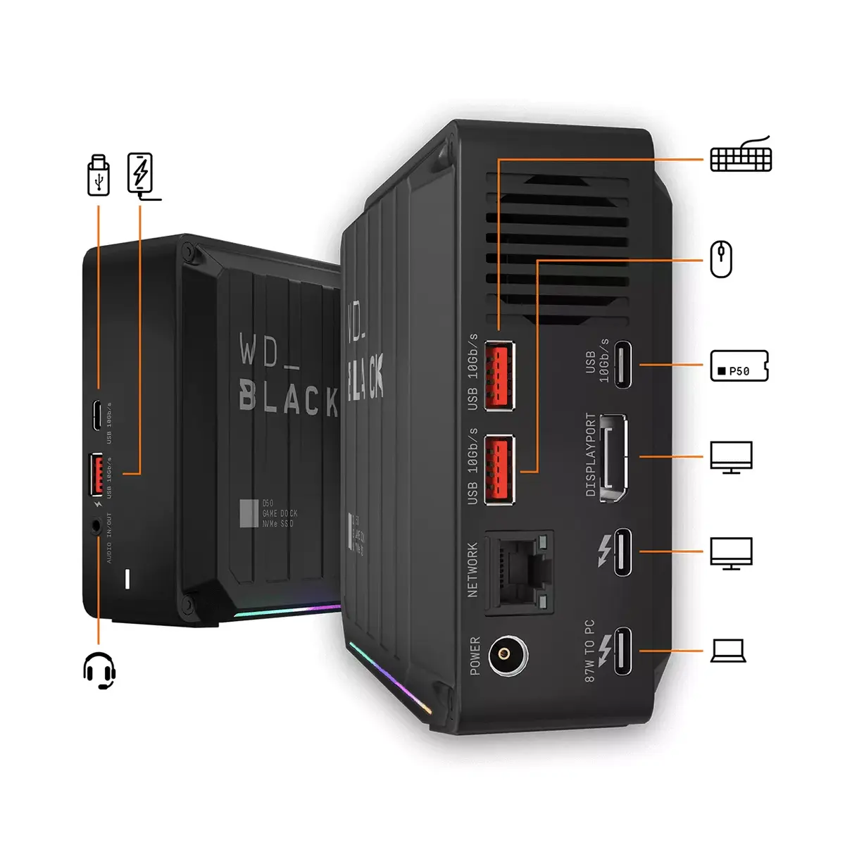 SSD Western Digital D50 Wired Thunderbolt 3 Photo 2