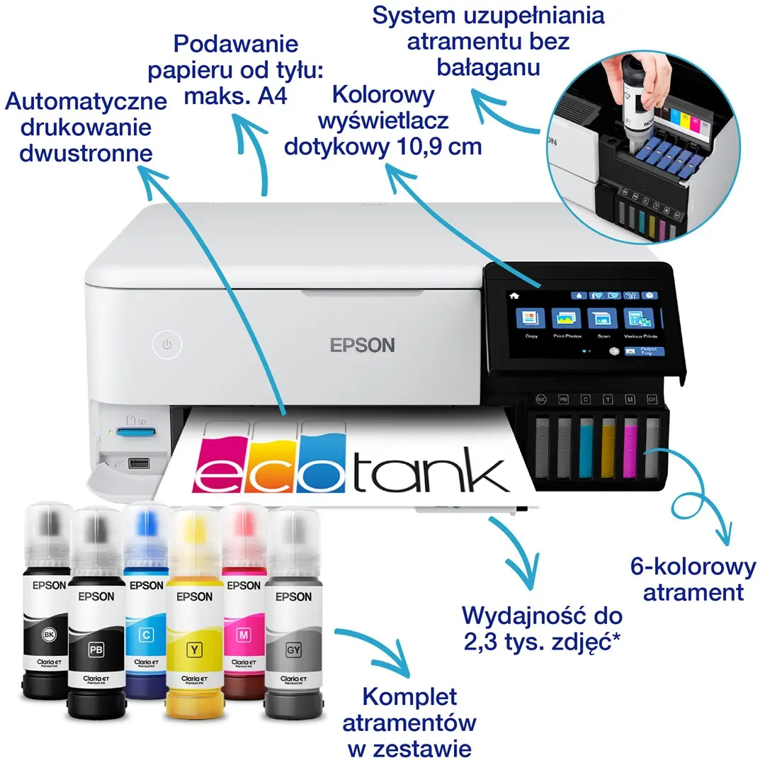 Epson EcoTank L8160 printeris Photo 31
