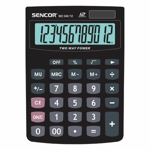 Kalkulatora birojs SENCOR SEC 340/12