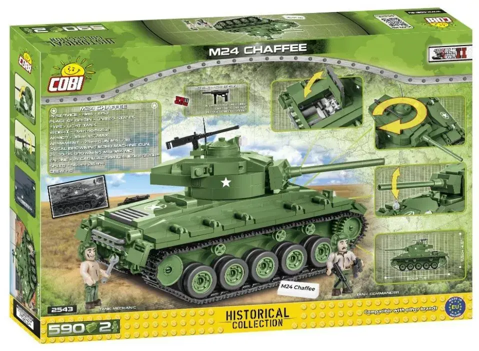 Cobi танк M24 Chaffee 1:35 модель Photo 2