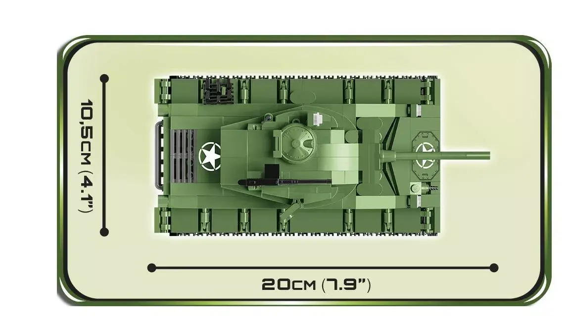 Cobi танк M24 Chaffee 1:35 модель Photo 10